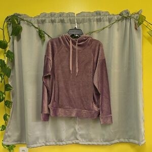 90 Degree By Reflex Dusty Pink Cowl Neck Sweater